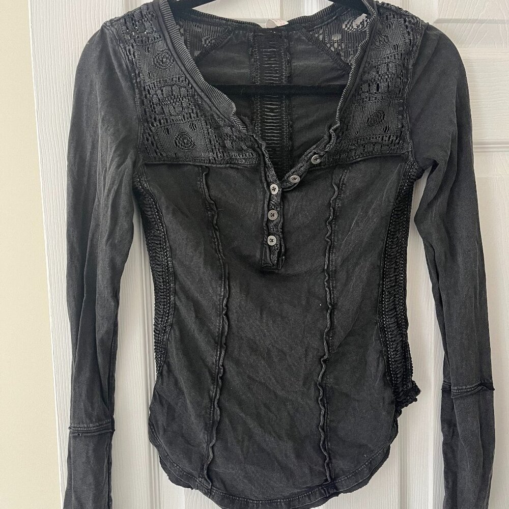 Free People Black Top